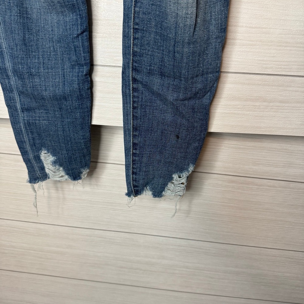 JOE'S JEANS Womens Size 26 Button Fly Distressed Skinny Jeans Medium Wash - Picture 5 of 7